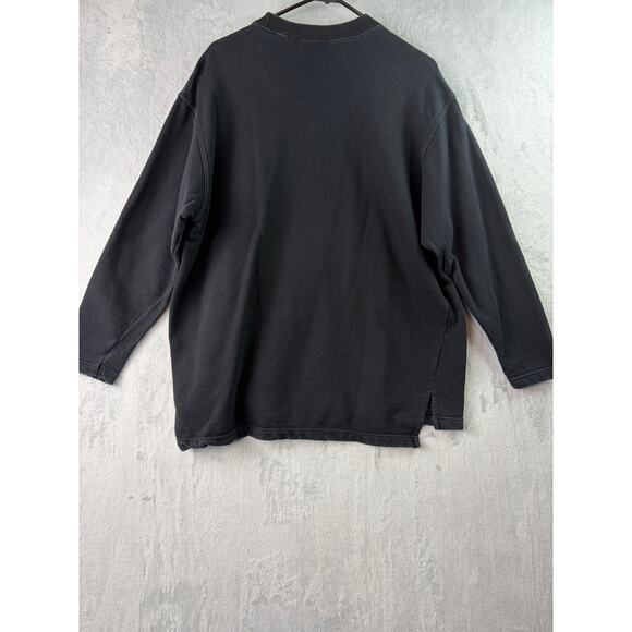 DKNY Black Crewneck Sweatshirt – Minimalist Classic – Size M - Picture 2 of 5